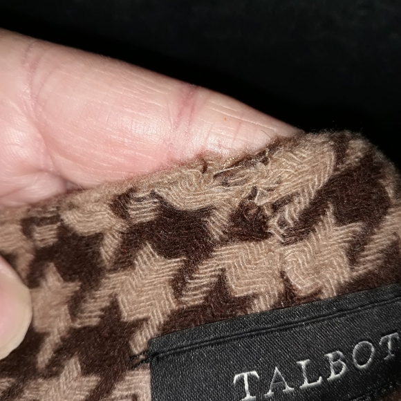 Talbots plaid and houndstooth wool blend coat. Size XS - Picture 10 of 10